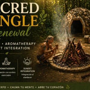 Renovación en la selva sagrada: temazcal, aromaterapia e integración al atardecer